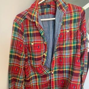 Ralph Lauren cozy fall flannel in M